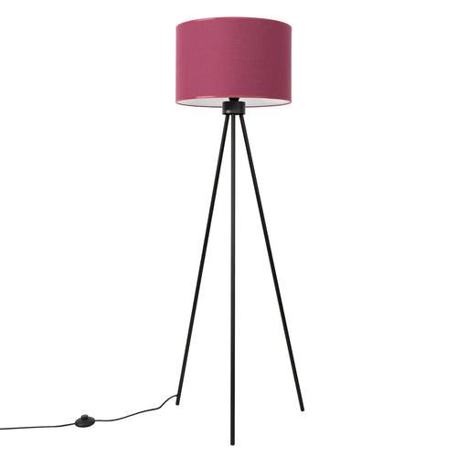 Sollux Lighting Vloerlamp NEVIA bordeaux - 40x40x135cm