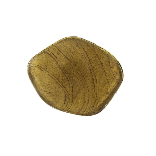 Giga Meubel Bijzettafel Eclipse - Goud Metaal/Glas - 53x42x50cm