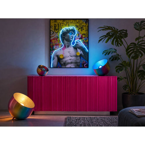 Kare Design Tafellamp Rainbow Ø26cm blauw
