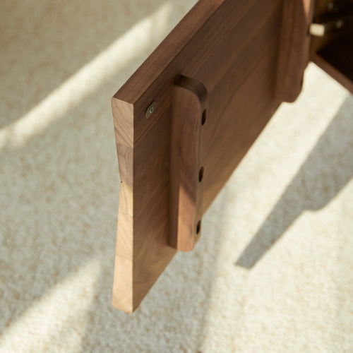 Tikamoon Massief notenhouten tv-meubel 175 cm - Donkerbruin - vtwonen shop