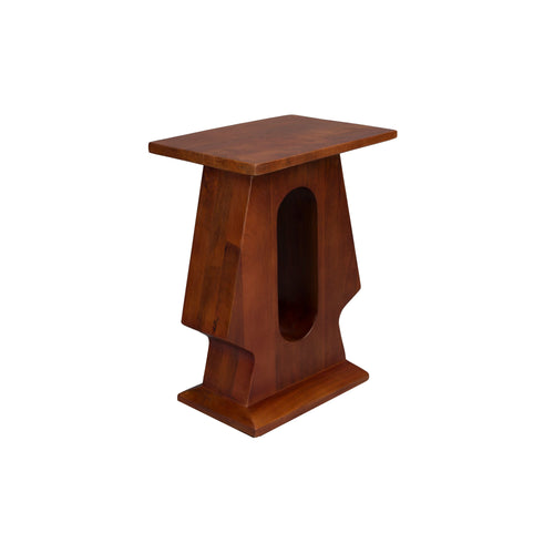 Dutchbone Pilaster Bijzettafel Rechthoek Mangohout Bruin - vtwonen shop