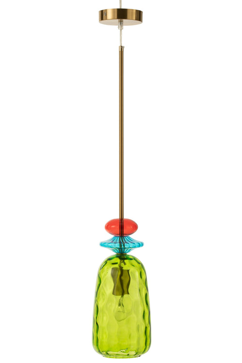 J-Line hanglamp Laurence - glas - mix