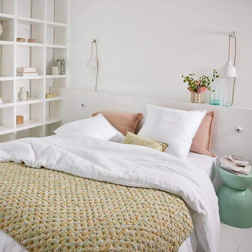 Madura Dekbedovertrek Lou katoen wit 240x220 cm