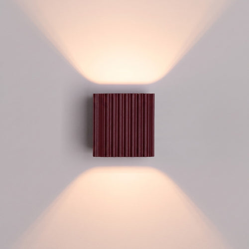 Sollux Lighting Wandlamp RIFF bordeaux G9 - 10x12x10cm