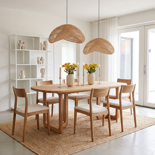 Raw materials hanglamp Maze Organic - naturel - 60x57x31 cm