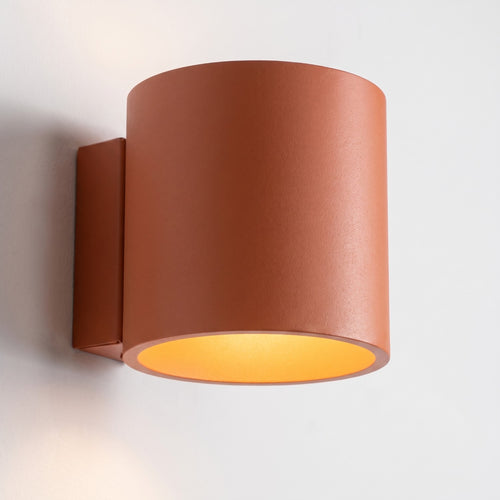 Sollux Lighting Wandlamp ORBIS 1 rode oker - 10x12x10cm
