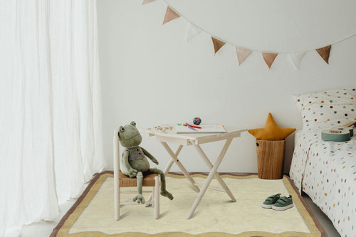 AFK Living vloerkleed  Biscuit - voor kinderen - Katoen - 120 x 170 cm