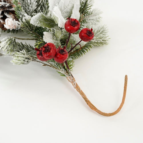 Mica Decorations Belfort Guirlande - L178 cm - Groen