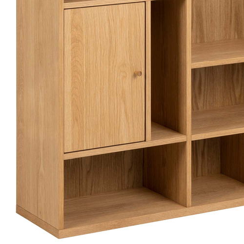 Lisomme Maarten Houten Boekenkast - B 90 cm - Naturel - vtwonen shop