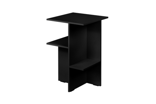 noo.ma ATIK Bijzettafel - Vulcano Black - melamine