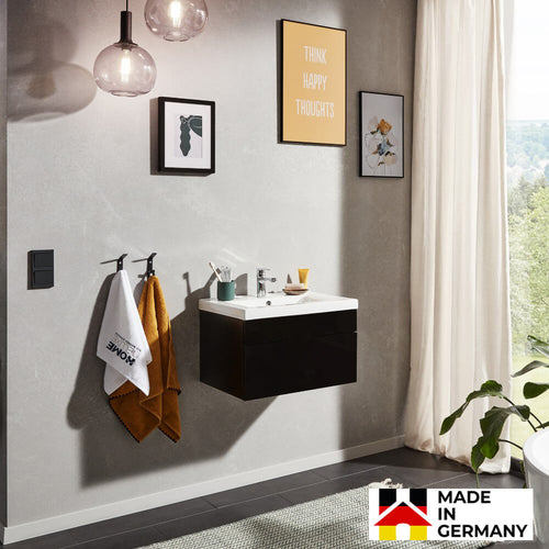 Home Deluxe Badkamermeubels WANGEROOGE Zwart S