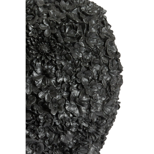 Light & Living vaas Violeta - zwart - Ø27cm