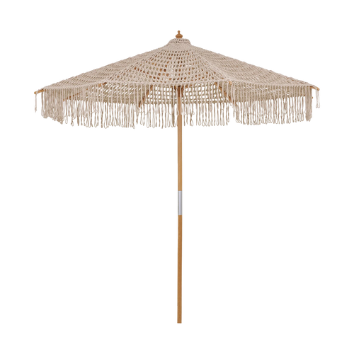 Artichok Malou Gevlochten Parasol Beige - Ø 250 cm