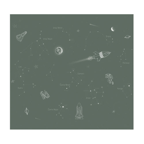 vtwonen Fotobehang - Space army green