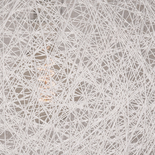 LABEL51 Hanglamp Twist - Wit Vlas - 55x55x55cm - vtwonen shop