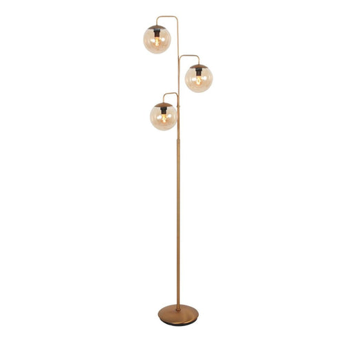 Steinhauer vloerlamp Bollique - 3 lichts - 24  x 172   cm - brons