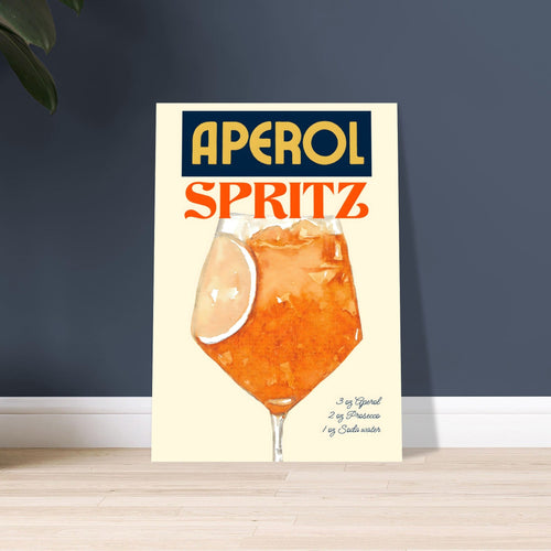 Artfulprints  Aperol Spritz - Original   poster 70x100 cm - vtwonen shop