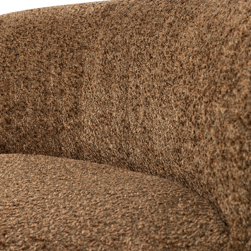 WOOOD eetbank hoek met rugleuning Mojo Base - Wollig - Honinggeel - 83x80x80