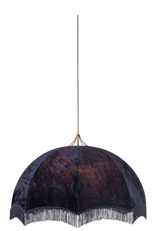J-Line hanglamp - velvet/katoen - paars - vtwonen shop