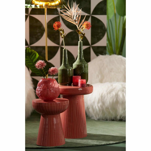 Light & Living bijzettafel Nunoa - rood - Ø41cm - vtwonen shop