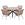 Garden Impressions tuinset Lucas - Tulli - valley sand - Ø122x75 cm - 5-delig