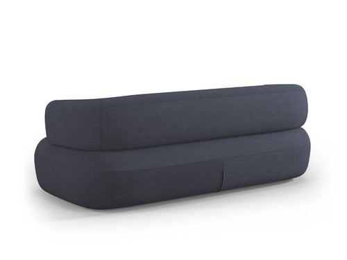 Micadoni Bank Jenny 3-zits, boucle, donkerblauw - 90x178x73cm
