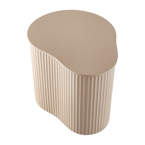 Calicosy - Bijzettafel PAZ - Beige 47x37x47,5 cm