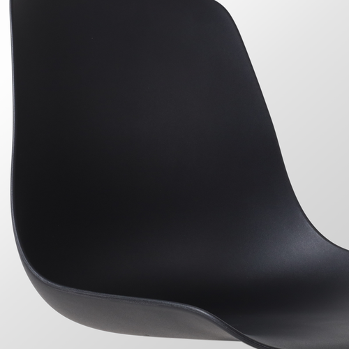 Nolon Nora-Pip Eetkamerstoelen Set van 2 - Zwart - Wit Onderstel - vtwonen shop