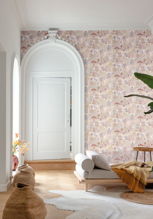 Masureel behang bosrijk landschap beige - 53 cm x 10.05 m - 631895 - vtwonen shop