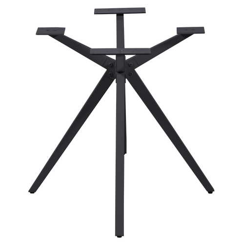 WOOOD kruispoot Xl Holland - Metaal - Zwart - 72x170x80