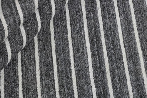 Laagpolig vloerkleed MOMO Rugs Nouveau Stripes Dark Grey 140x200 cm - vtwonen shop