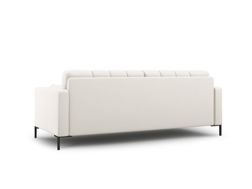 Cosmopolitan Design Bank Bali 4-zits, structurele stof, lichtbeige - 96x217x75cm