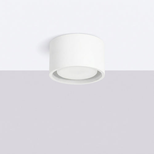 Sollux Lighting Plafondlamp MODO 1 wit Gx53 - 10x10x6cm