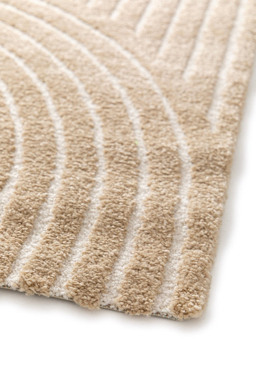 AFK Living vloerkleed Groove - reliëfeffect - kastanje - 120 x 170 cm - vtwonen shop