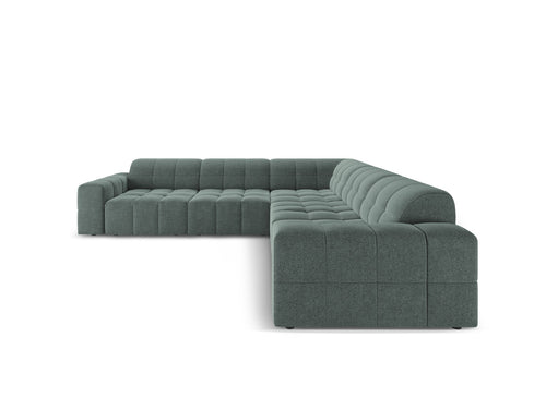 Cosmopolitan Design Symmetrische hoekbank CHICAGO 4-zits, chenille olie - 285x285x78cm