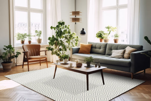 AFK Living vloerkleed Solara - voor binnen en buiten - grijs - 200 x 290 cm - vtwonen shop