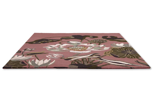 Vloerkleed Wedgewood Waterlily dusty rose 038602 250x350 cm - vtwonen shop