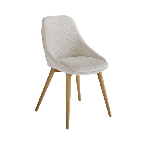 Signature - ALBA Eetkamerstoel - Beige - 82x55x61,5 cm