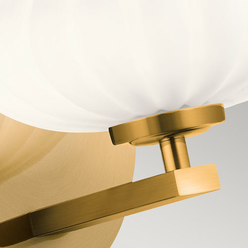 Elstead Kichler Pim Badkamer Wandlamp Vos Goud, 3000K, IP44
