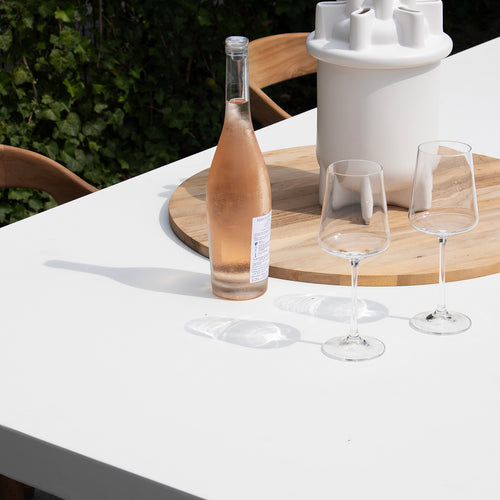 Giga Meubel Tuintafel Avia - Rechthoek 200cm - Wit Eco Composiet - vtwonen shop