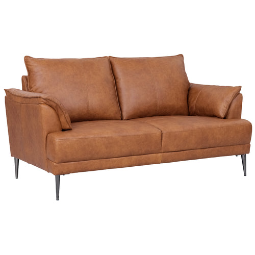 Furnhouse 2-zitsbank Soul - Cognacbruin - Leer - 90x160x88