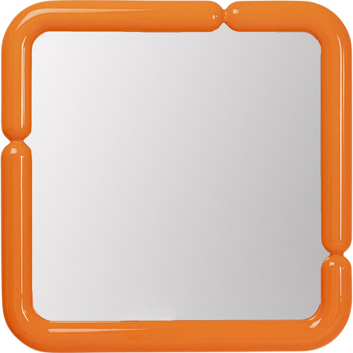 Kare Design Spiegel Eliano 90x90cm oranje
