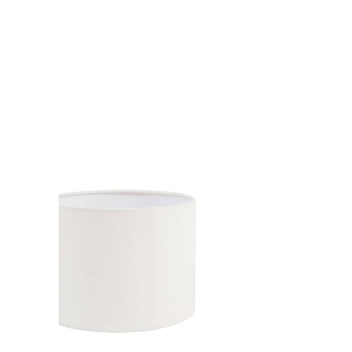 Light & Living lampenkap Linen - wit - Ø20cm