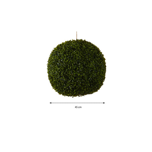 Mica Decorations Buxus Bol Kunstplant voor Buiten Hangend - Ø45 cm - Groen