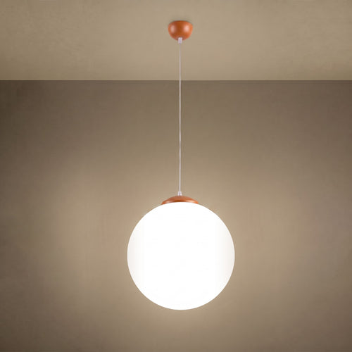 Sollux Lighting Hanglamp UGO 40 rode oker - 40x40x130cm