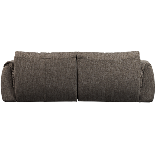 WOOOD 2-zits bank Baggy - Geweven Stof - Warmgrijs Melange -81x228x102