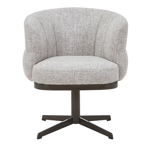 DÉJA Living Eetkamerstoel Maribel - Beige/Brons - Draaibaar - vtwonen shop