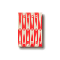 Printworks Spel Classic - Art of Backgammon - Rood/Crème
