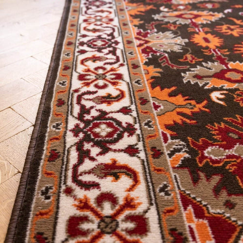 Interieur05 vintage vloerkleed Funda - creme/oranje - 160 x 230 cm