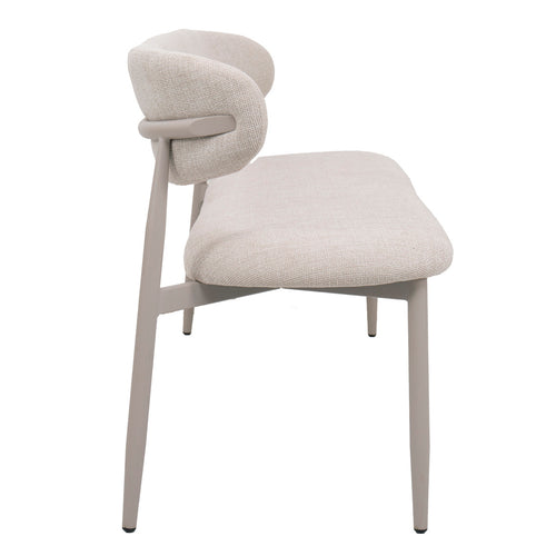 Giga Meubel Eetkamerbank Alexia - Beige/Beige - 200x55x77cm